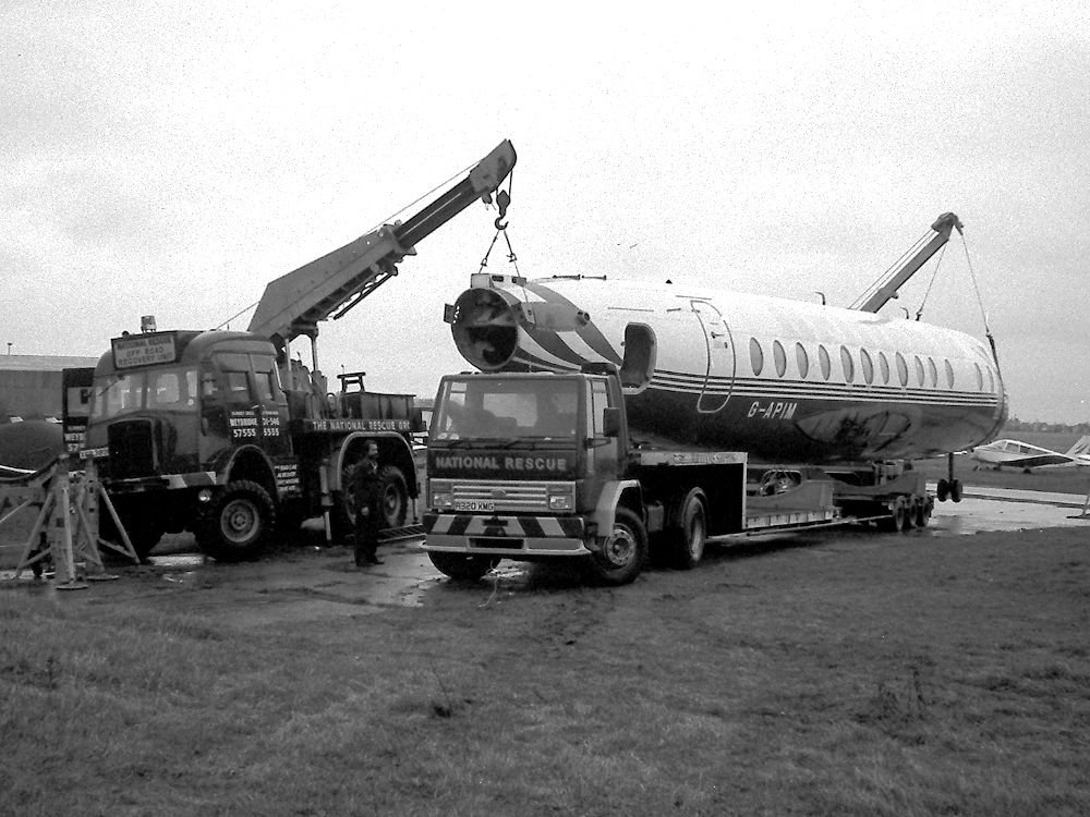 Recovering a Viscount aircraft